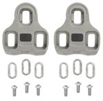 kufry pedálů M-Wave LOOK-KEO šedé