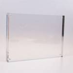 Plexi/akrylátový stojánek A5, na šířku i na výšku, magnetický, 210x148mm