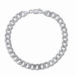 Stříbrný pánský náramek PANCR se vzorem 8 mm