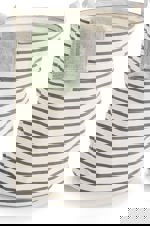 Koš na prádlo Stripes, plátěný, šedý 14259