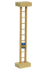 Originální dřevěná hračka - dřevěný oboustranný artista - modrý