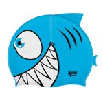 čepice plavecká dětská Acra PIRANHA modrá