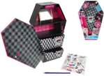 Tajemná skříňka Monster High se zvukem a doplňky na BO v krabičce / šperkovnice