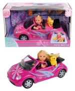 SIMBA Panenka Evička s autem New Beetle