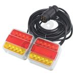 Koncové LED světla na přivěsný vozík 7,5m plus 2,5m na magnet