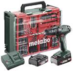 Metabo SB 18 Set, 602245710 aku rázový utahovák, 48 Nm, 18 V, LiHD , bezkartáčové, kufřík, vč. 2x aku, vč. nabíječky, vč. příslušenství