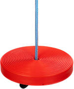 Houpačka kruh 27cm dětská závěsná nosnost 30kg plast 3 barvy