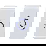 Solight bezdrátový zvonek bezbateriový, do zásuvky, 150m, bílý, learning code - 1L70