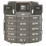 Klávesnice Samsung D780 Duos Silver / stříbrná (Service Pack)