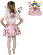 KARNEVAL Šaty Motýl tutu sukýnka set s doplňky 3-7 let (104-146cm) *KOSTÝM*