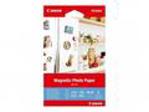 Canon Magnetic Photo Paper MG-101 - Lesklý - 13 mil - 100 x 150 mm - 670 g, m? - 178 libry - 5 listy magnetický fotopapír - pro PIXMA TS7450i