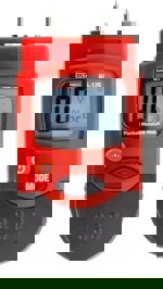 Vlhkoměr, číslo modelu: RS-120, přesnost: ±0,2 procent, ±2 procent, Baterie, typ displeje: Digitální, Stavební materiály, dřevo,