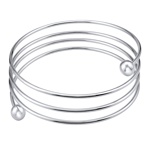 Dámský kruhový náramek z chirurgické oceli 68 mm