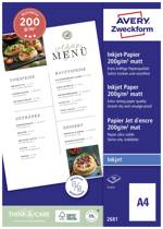 Avery-Zweckform 2681 2681 papír do inkoustové tiskárny A4 200 g/m² 50 listů oboustranně potisknutelný