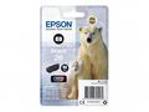 Epson 26 - 4.7 ml - foto černá - originální - blistr s RF, akustickým alarmem - inkoustová cartridge - pro Expression Premium XP-510, 520, 600, 605, 610, 615, 620, 625, 700, 710, 720, 800, 810, 820