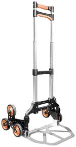 Brüder Mannesmann M00946 schodišťový rudl skládací, ocel, plast, max. zatížení 80 kg