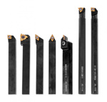 NVD-12/7 Soustružnické nože 12 mm s výměnnými plátky, sada 7 ks