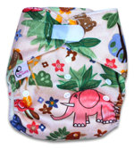 Bambusové plenkové kalhotky sloni (bambusové kalhotky)
