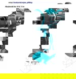 Aku vrtací šroubovák DED 7142 bezuhlíkový 18 V, 13 mm, příklep DED7142