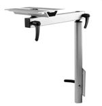 Otočná noha stolu do karavanu - stříbrná