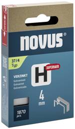 Novus Tools 042-0783 svorky z jemného drátu Typ 37 1870 ks Rozměry (d x š) 4 mm x 10.6 mm