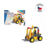 Malý mechanik vysokozdvižný vozík 127ks, stavebnice 20x27cm