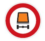 Zákaz vjezdu vozidel přepravujících nebezpečný náklad