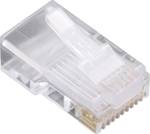 BEL Stewart Connectors 1400-1000-06 Modulární zástrčka pro kulatý kabel 1400-1000-06 zástrčka, rovná počet pólů: 10P10C čiré sklo 1 ks