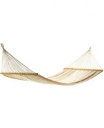 Houpací síť CLASSIC L - proužky hnědé a béžové