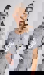 Dámská noční košile mateřská Srdce z kopretin | Pyžama a Župany