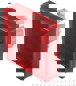 Krycí sklíčko indikátoru, délka: 20mm, tvar čočky Plochý, barva čočky: Červená