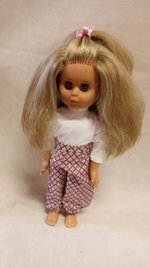 * Hamiro panenka Lucka 40 cm pevné tělo / mrkací - česká panenka, 0+