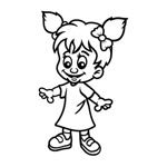 Samolepka malá princezna na auto a motorku, tuning nálepka (22625)