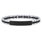 Náramek pro muže AXTON z chirurgické oceli 21 cm