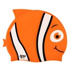 čepice plavecká dětská Acra NEMO oranžová