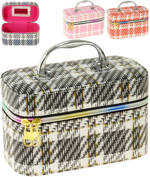 Kufřík dětský kosmetický vel. S se zrcátkem na zip 4 barvy