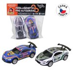 Autička dvě autodráha náhradní 10cm 1:43