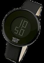 Dámské hodinky Kate – barevná kombinace nerez ocel / černý ciferník / černý pásek