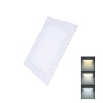 Solight LED mini panel CCT, podhledový, 12W, 900lm, 3000K, 4000K, 6000K, čtvercový - WD141