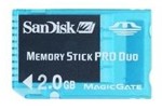 2GB SanDisk Memory Stick Pro Duo Gaming (Sony PSP)