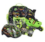 brusle kolečkové dětské Tempish RACER BABY SKATE sada zelené 26-29