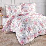 Saténové povlečení Bloom Rozměr: 140x200 + 70x90