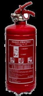 Hasící přístroj práškový 2 KG
