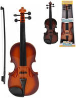 Housle elektronické plastové na baterie Zvuk 3 barvy *HUDEBNÍ NÁSTROJE*