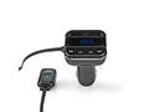 Nedis CATR123BK - FM transmitter do auta| Pevný | Hands free volání | 0.8 " | LED obrazovka | Bluetooth® |