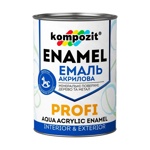 Akrylový smalt  KOMPOZIT PROFI Gloss  2.7 l | rôzne odtiene (smaltovacia farba ENAMEL)