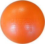ACRA Míč overball 230mm oranžový fitness gymball rehabilitační do 90kg