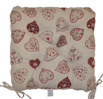 Sedák UNI Maxi motiv červená srdce | RYCHLÉ DODÁNÍ