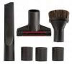 3v1 Mini hubice (štěrbinová, kartáč, čalounění) k vysavačům 30, 32, 35 mm, 3x redukce