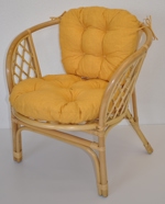 Polstr na křeslo Bahama žlutý melír | RYCHLÉ DODÁNÍ